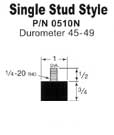 Single Stud rubber feet for vibratory feeder