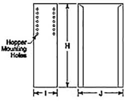 Adjustable Hopper Stand Diagram