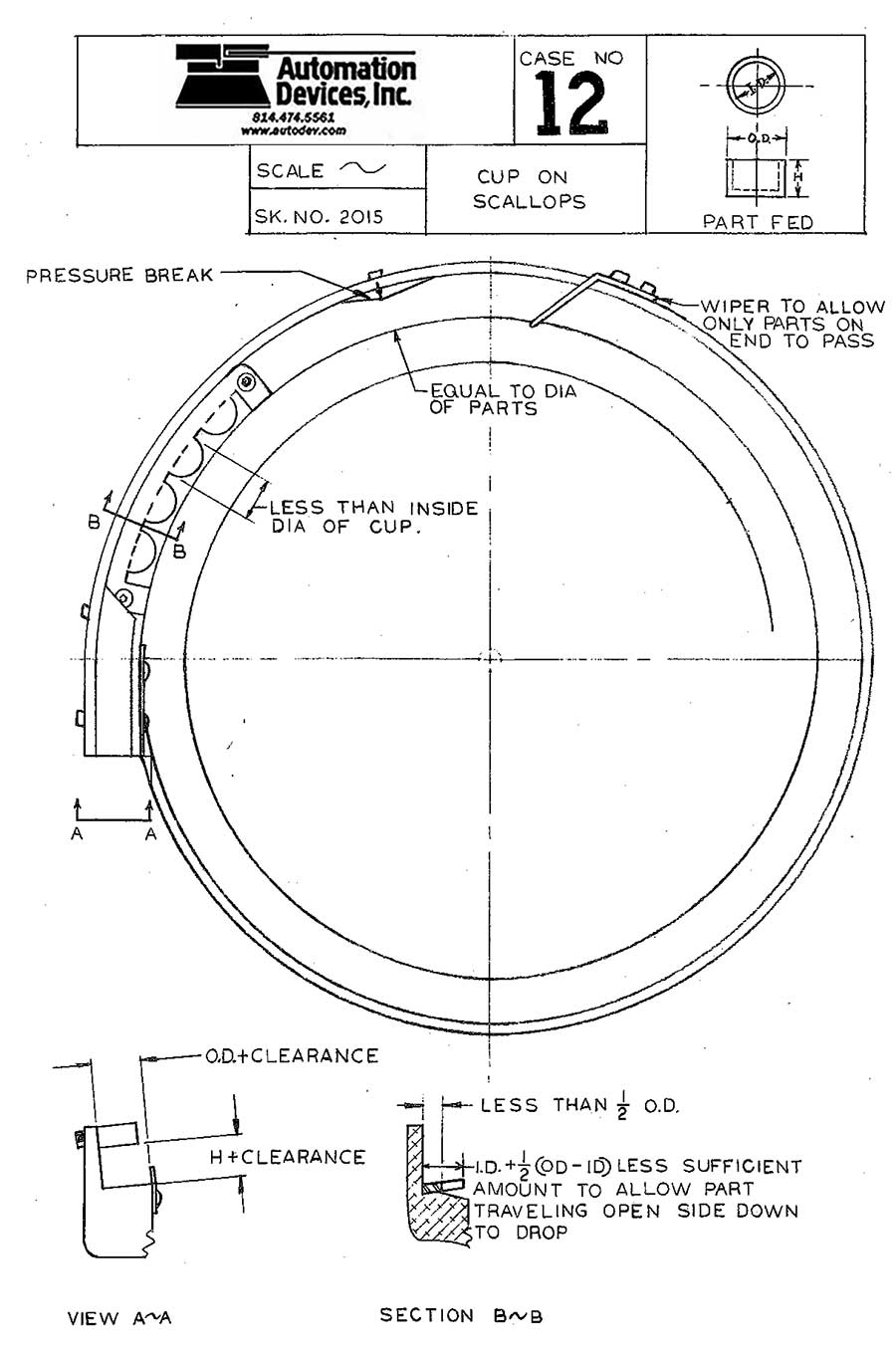 vibratory feeder bowl tooling instructions for cup and cap shaped parts