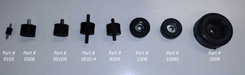 Rubber Mounting Feet Thumb