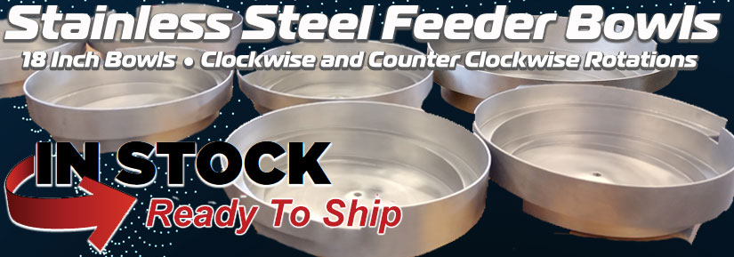 Stainless Steel Vibratory Feeder Bowls In Stock
