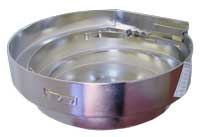 Custom tooled electropolished vibratory feeder bowl