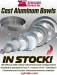 Cast Aluminum Vibratory Feeder Bowl In Stock!
